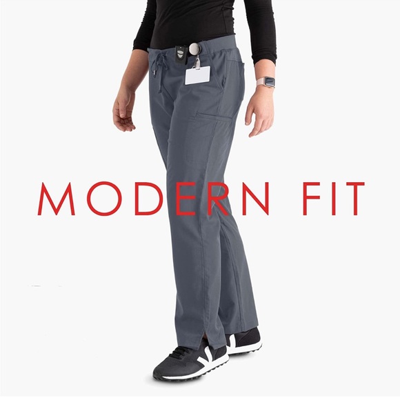 Grey's Anatomy Pants - NWOT! Grey’s Anatomy Granite/dark gray stretchy scrub pants. Size M.